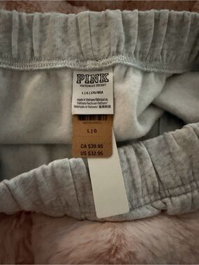 PINK Victoria's Secret Light Gray Athletic Shorts